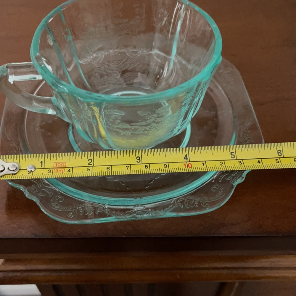 Federal Glass Recollection Cup and Saucer, 1970 - Picture 8 of 9